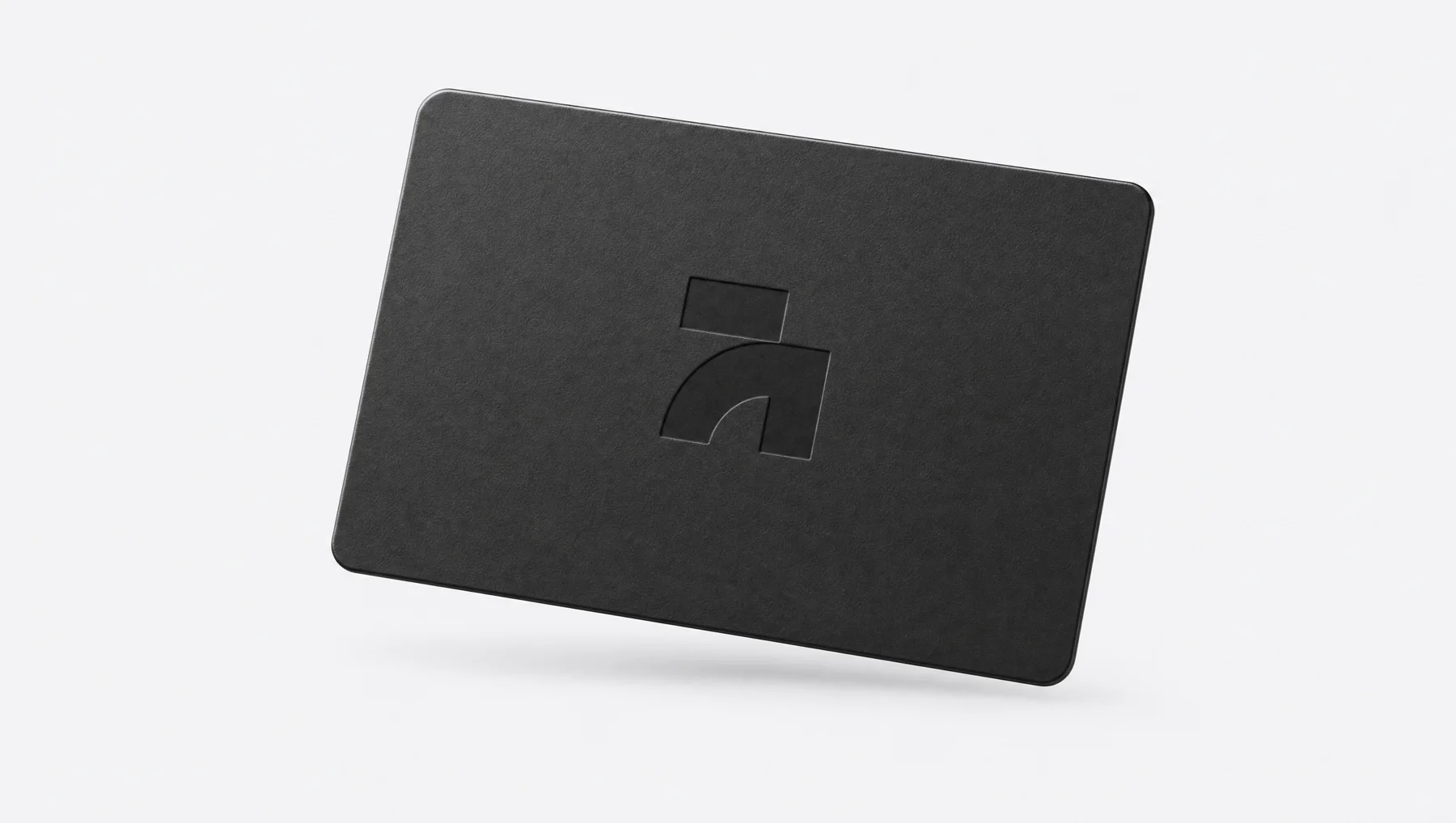AnimaNext matte black NFC business card